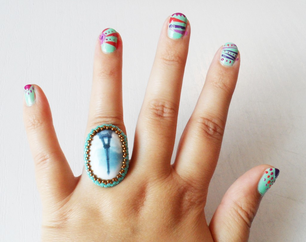 uñas de verano pintadas dicopebisuteria