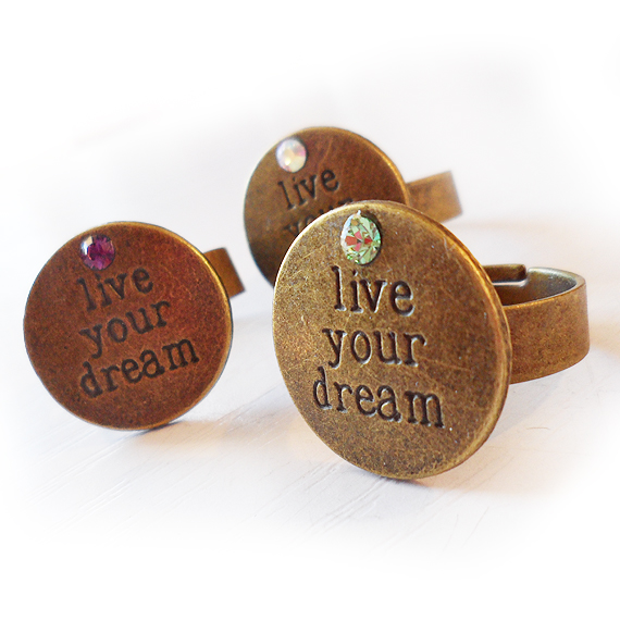 anillos live your dream
