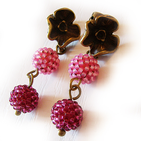 pendientes flora
