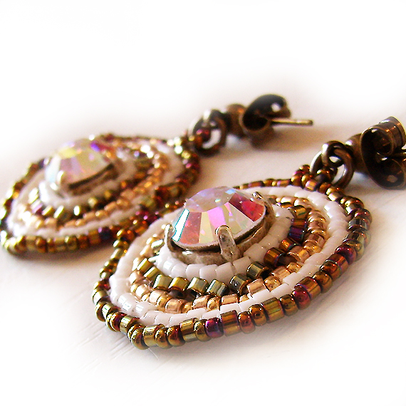 pendientes strass swarovski