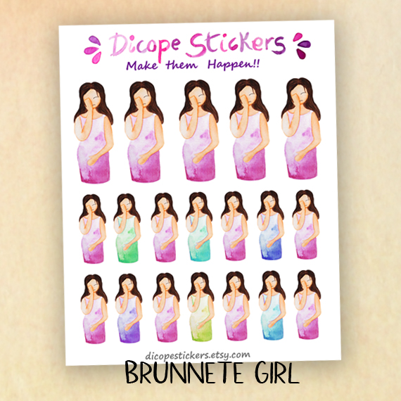 Bloated Belly or Morning sickness Stickers - Image 3