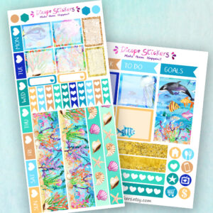 Into the sea Hobo Weeks Planner Stickers