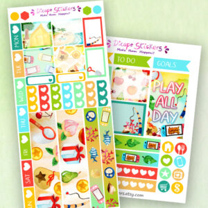 Play All Day Hobonichi weeks Planner Stickers