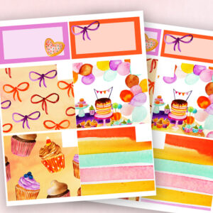 Autumn birthday Monthly Boxes Stickers