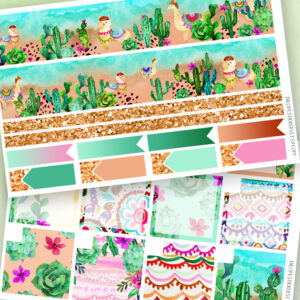 LLama Lovers Monthly Kit Stickers