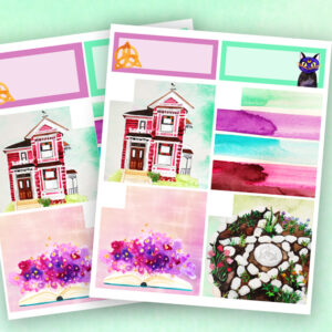 Magic Sisters Monthly Boxes Stickers