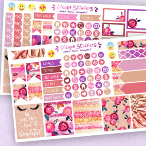 Your kind of Beauty Mini Happy Planner Stickers