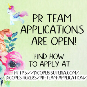 pr team application dicope stickers