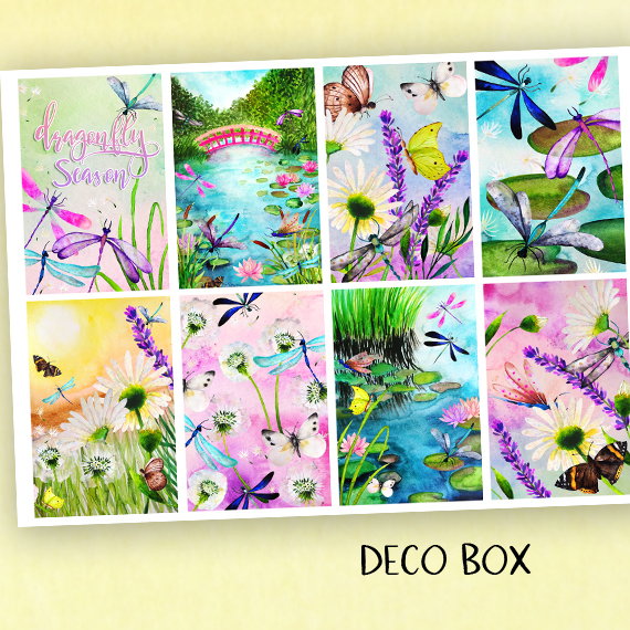 Dragonfly Season Planner Stickers kit of 5 - Image 2