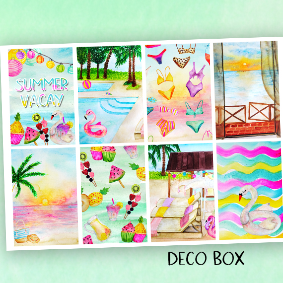 Summer Vacay Planner Stickers kit of 3 - Image 3