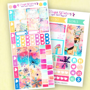 Crazy Christmas Hobo weeks Planner Stickers
