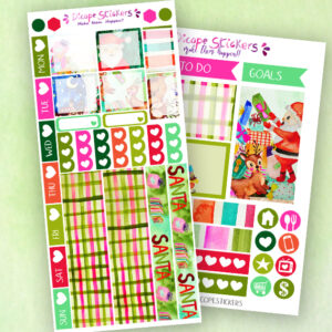 Dear Santa Hobo weeks Planner Stickers