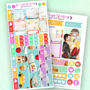 Happy Beginnings Hobo weeks Planner Stickers