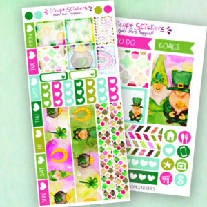 Lucky Vibes Hobo weeks Planner Stickers