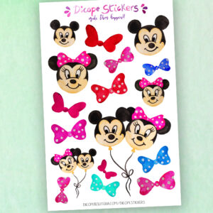 Cute Mouse Friends Planner Stickers
