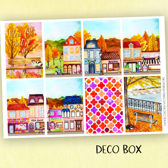 Fall in the City Planner Stickers Kit of 3 - Image 3