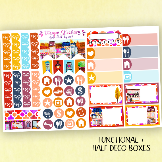 Fall in the City Planner Stickers Kit of 3 - Image 4