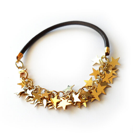 Gold Stars Chain Bracelet - Stars Cha Cha Bracelet