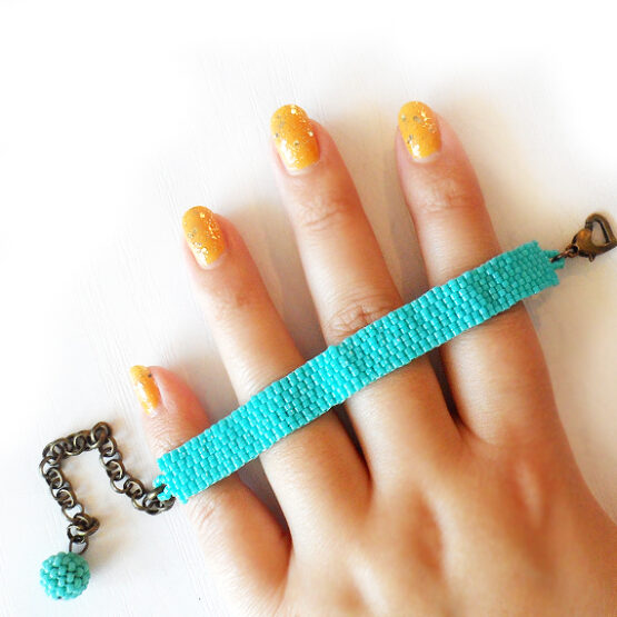 Monica Bracelet - Turquoise Beads Bracelet