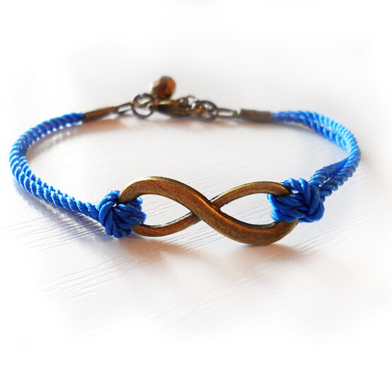 Pulsera Infinito Azul Marino