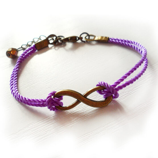 Pulsera Infinito Lila