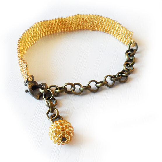 Pulsera Veronica – Pulsera Alma de Dicope en Amarillo