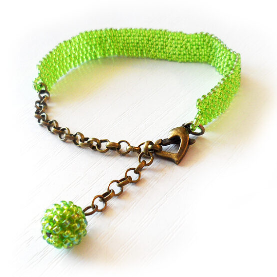 Pulsera Jasmine – Pulsera Alma de Dicope en Verde