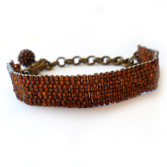 Pulsera Sasha – Pulsera Alma de Dicope en Marron